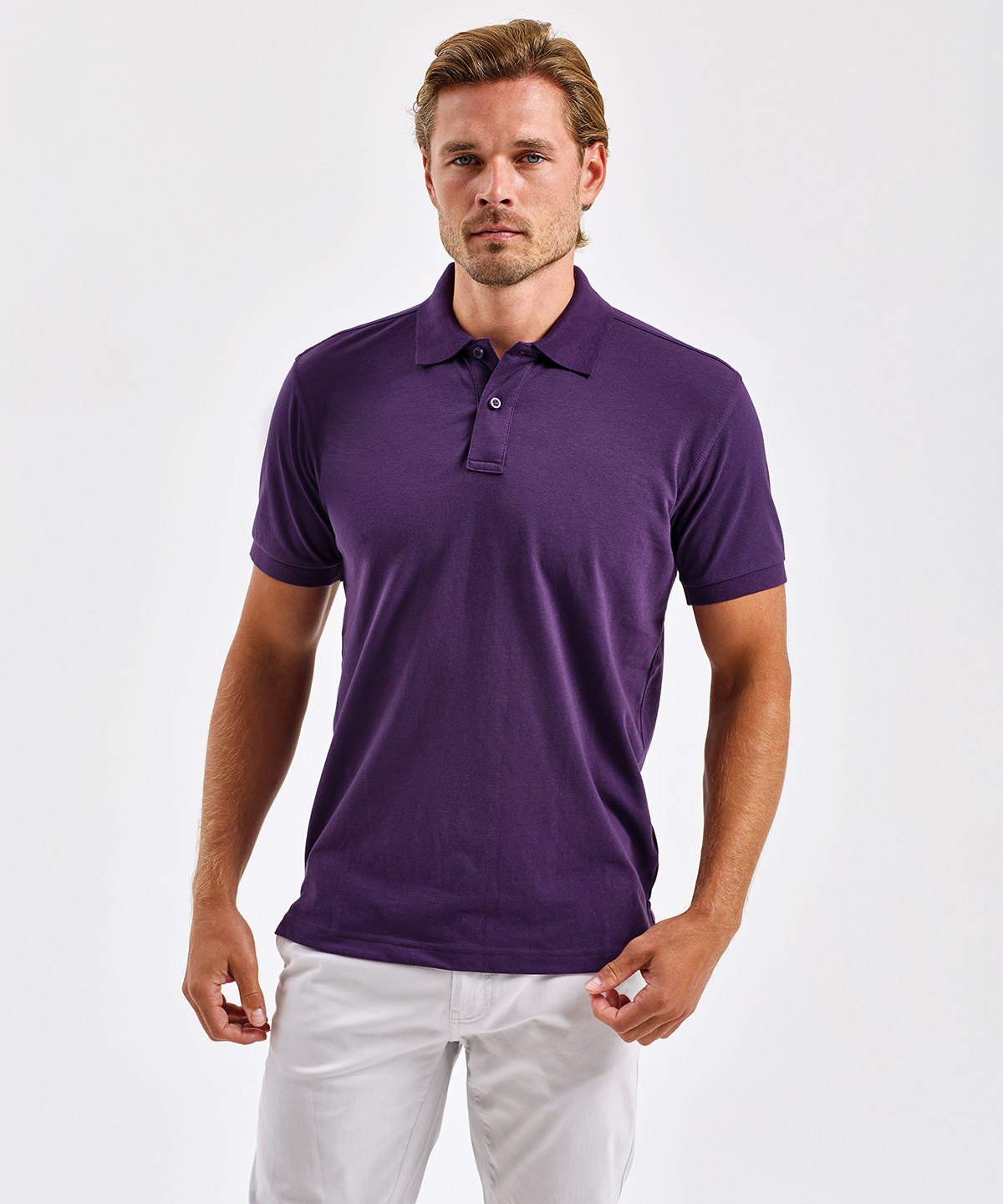 Men?s polycotton blend polo