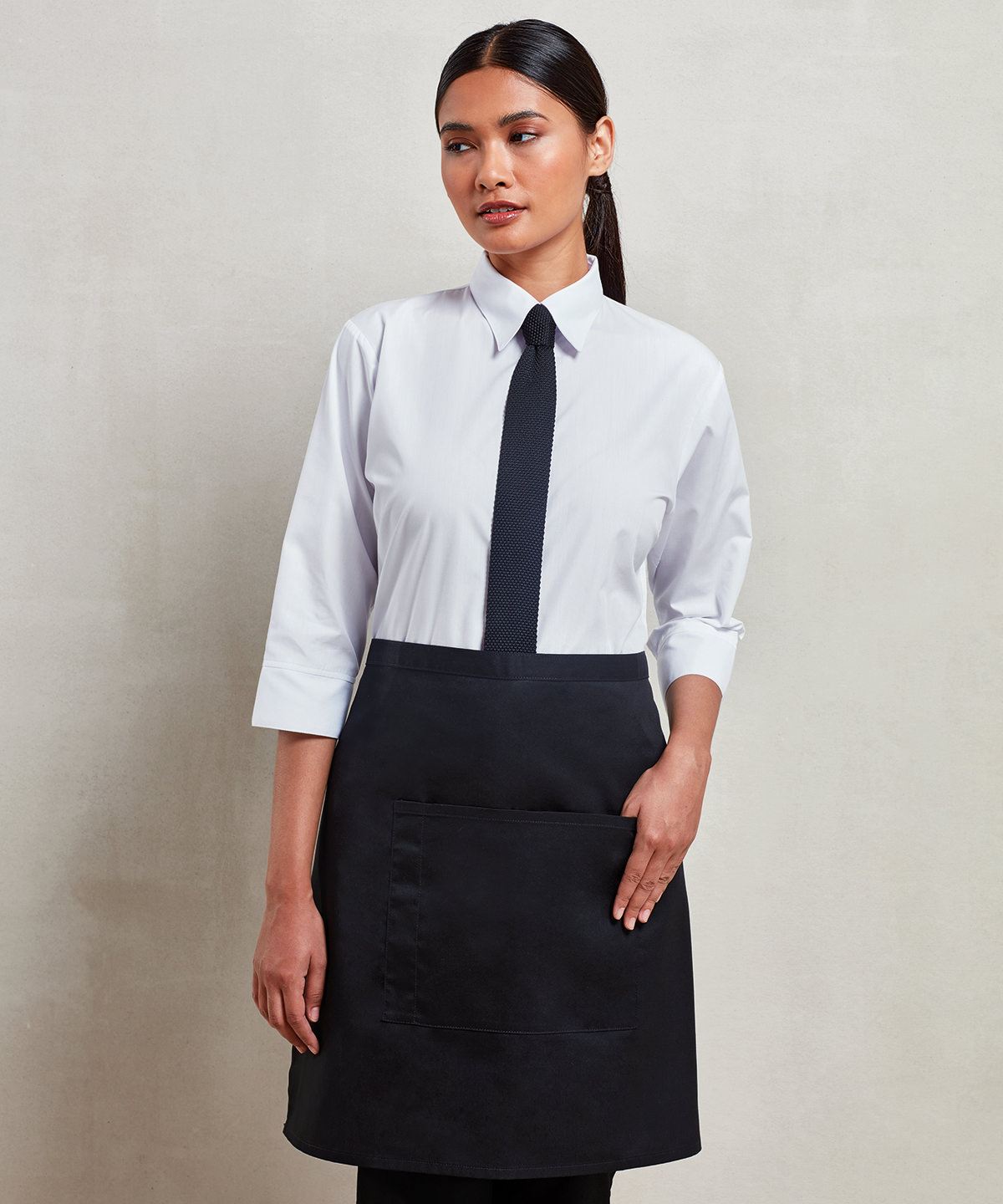 ?Colours collection? mid-length pocket apron