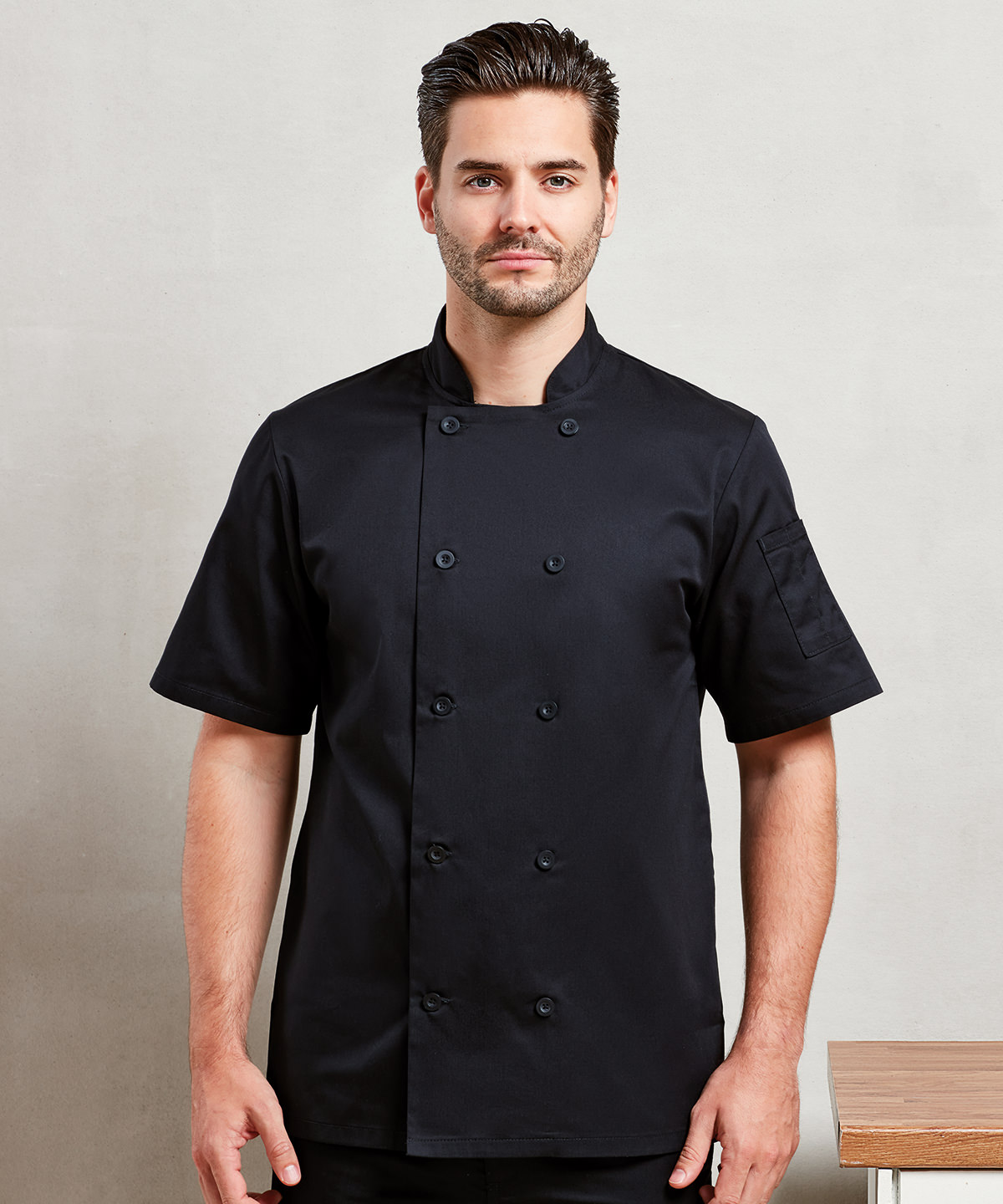Short sleeve chef?s jacket